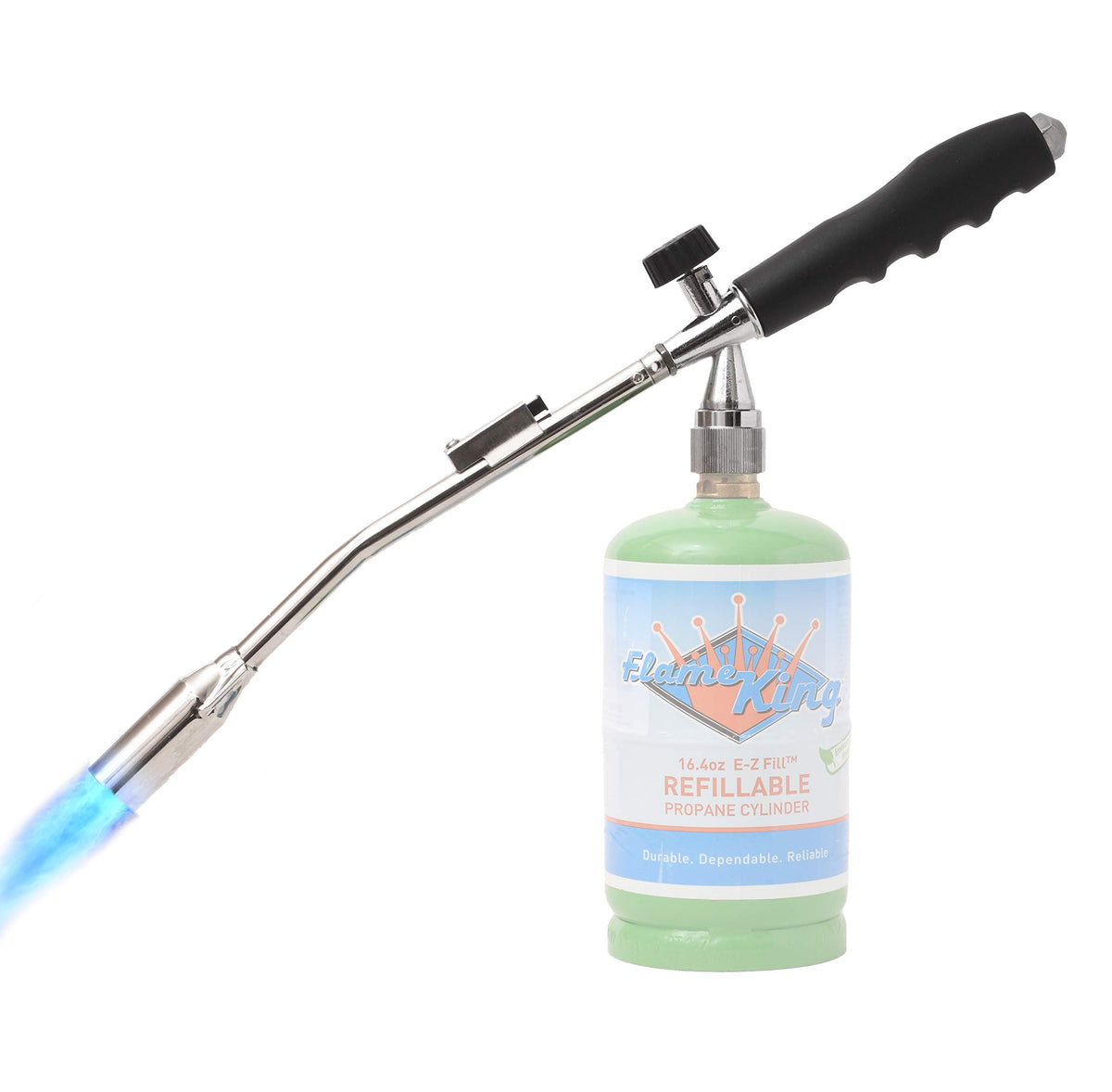 FLAME KING YSNAX1-108 Flame King Propane Gas Blow Torch 20,000 BTU w/Self Igniter, Fire and Charcoal Starter, Weed Burner and more