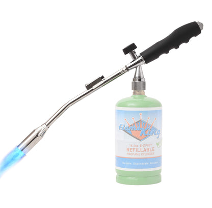 FLAME KING YSNAX1-108 Flame King Propane Gas Blow Torch 20,000 BTU w/Self Igniter, Fire and Charcoal Starter, Weed Burner and more