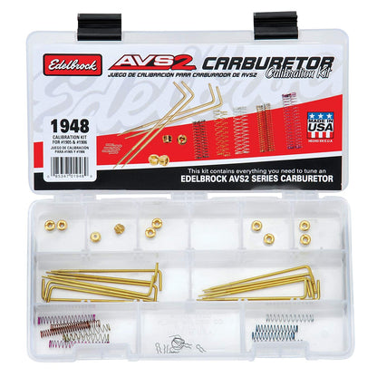 EDELBROCK 1948 Edelbrock Calibration Kit AVS2 650 Series 1905 & 1906