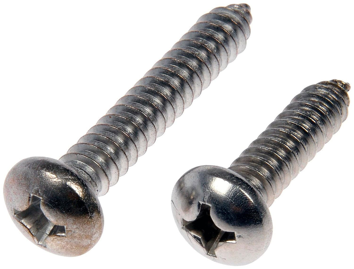 DORMAN 784-185D DORMAN Self Tapping Screws, Stainless Steel, Pan Head