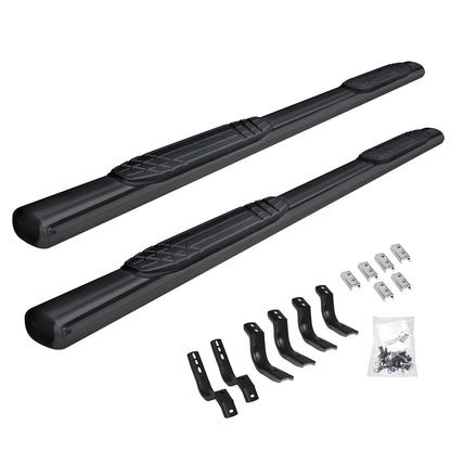 GO RHINO 684036880T RealTruck 4" OE Xtreme Sidesteps & Brackets | Galvanized Steel, Textured Black | 684036880T | Fits 2019-2026 Ford Ranger Crew Cab Pickup