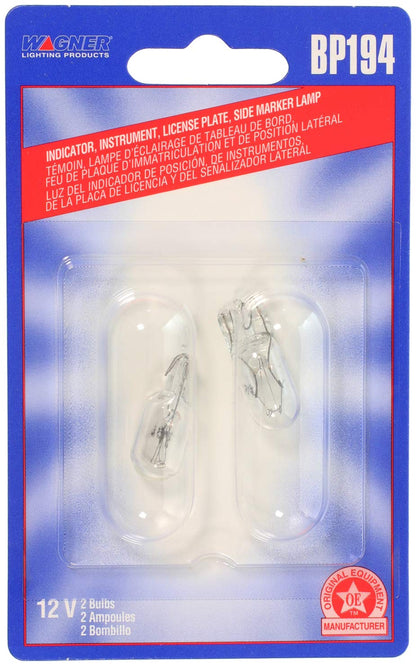WAGNER BP194 Wagner Lighting BP194 Standard Multi-Purpose Light Bulb Card of 2