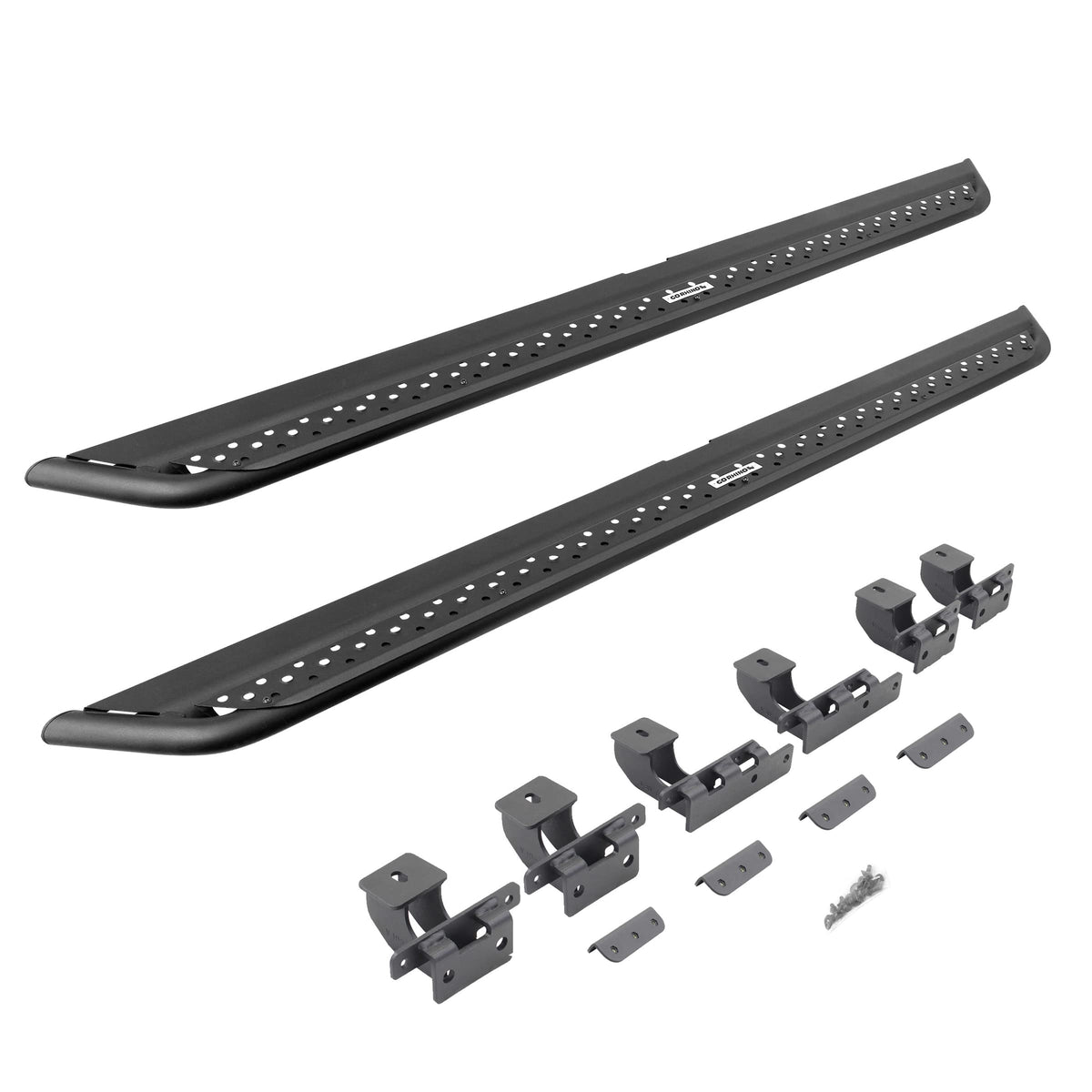 GO RHINO DSS4435T Go Rhino Dominator Xtreme DSS Sidestep & Brackets | Mild Steel, Textured Black | DSS4435T | Fits 2022-2024 Toyota Tundra Double Cab Pickup
