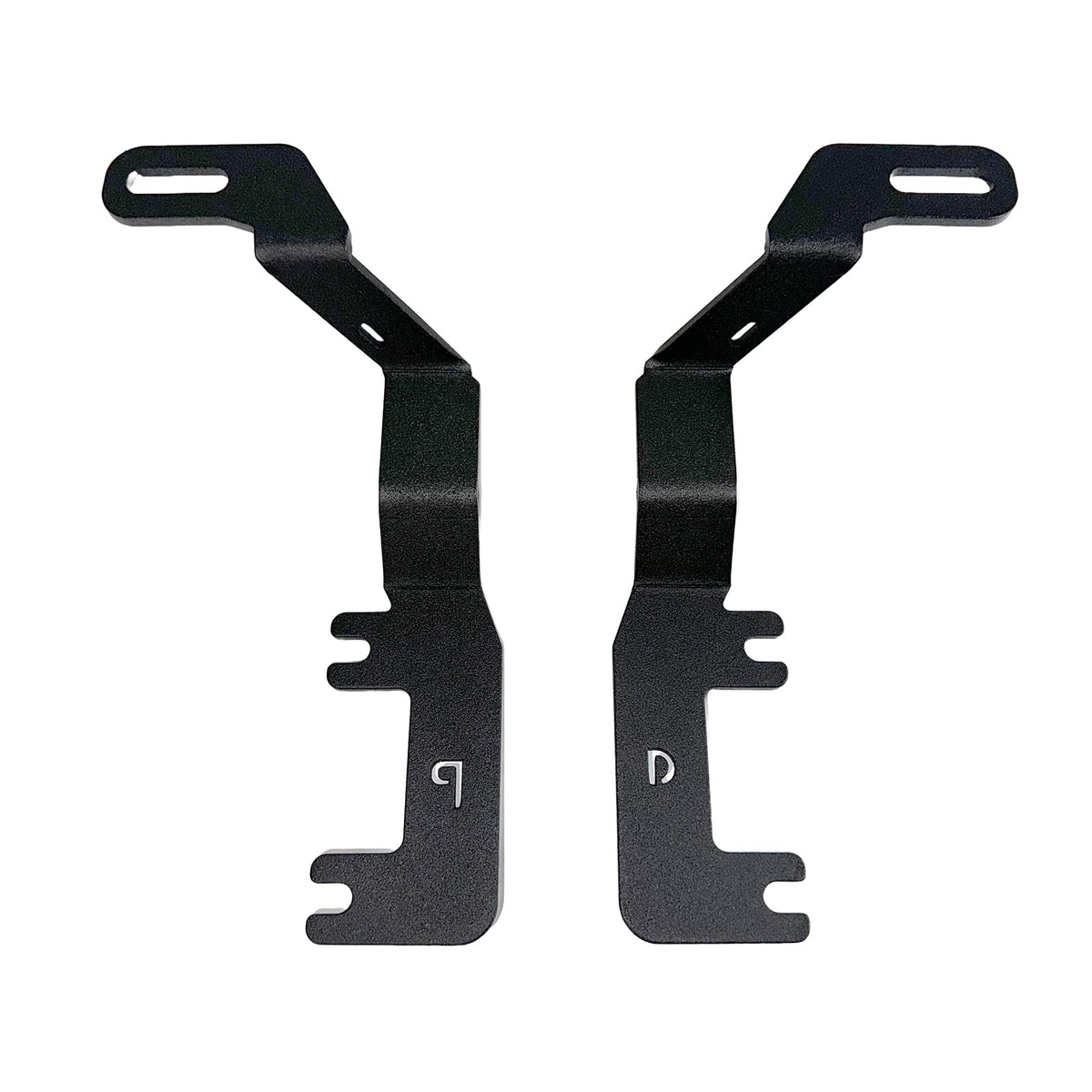 GO RHINO 732250T Go Rhino XE Hood Hinge Cube Light Mount | Mild Steel, Textured Black | 732250T | Fits 2023-2024 Chevrolet Colorado, Crew Cab