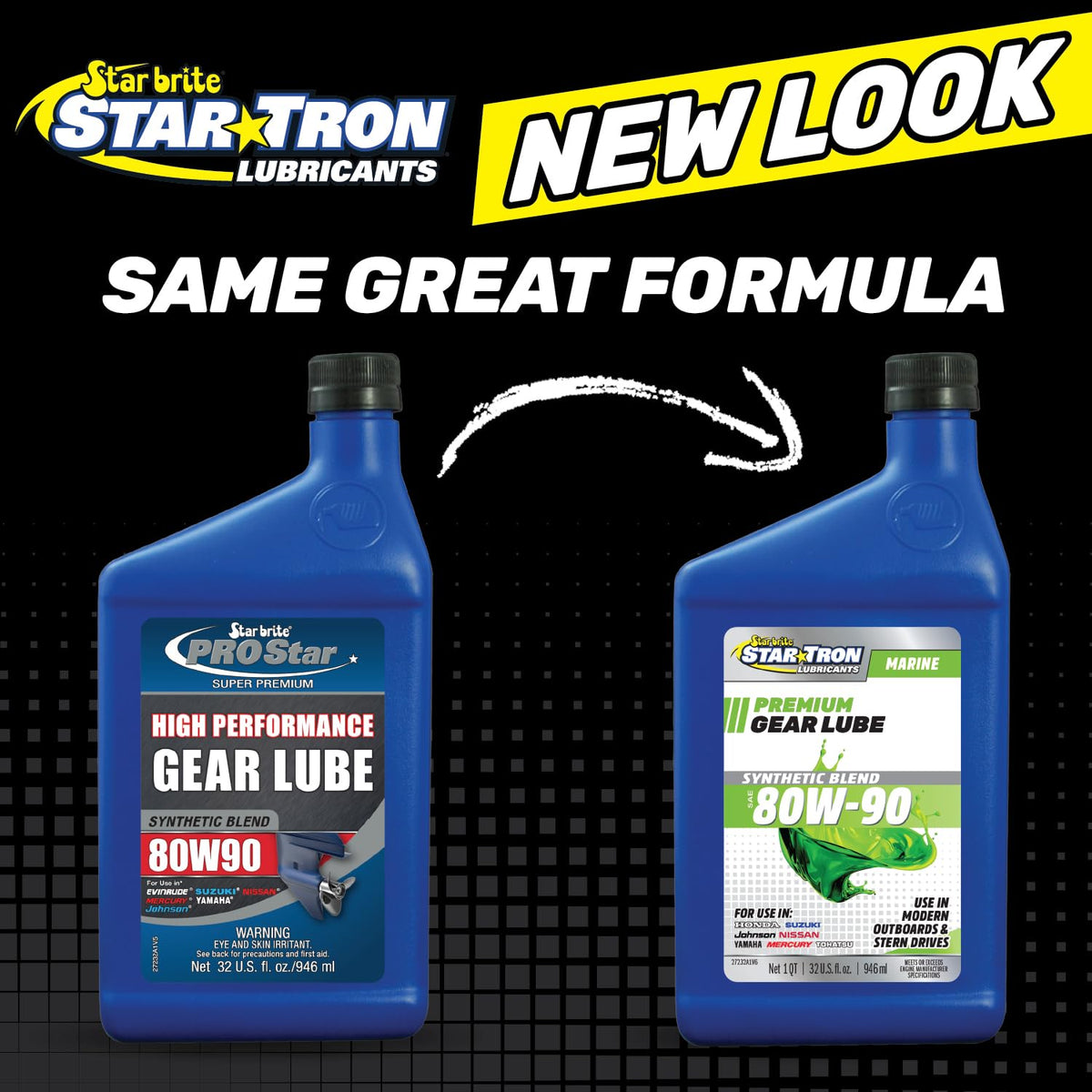 STAR BRITE 027232 STAR BRITE Synthetic Lower Unit 80W-90 Gear Lube, Marine Grade