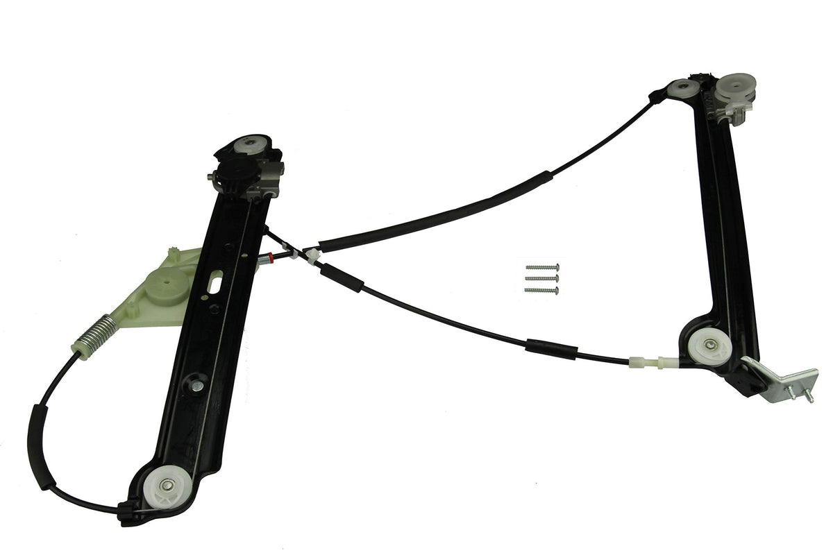 URO PARTS 51337165595PRM URO Parts 51337165595PRM Window Regulator, Front Left; w/o Motor; Premium Ball Bearing Regulator