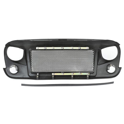 RUGGED RIDGE 12034.01 Rugged Ridge | Spartan Grille, Satin Black | 12034.01 | Fits 2007-2018 Jeep Wrangler JK