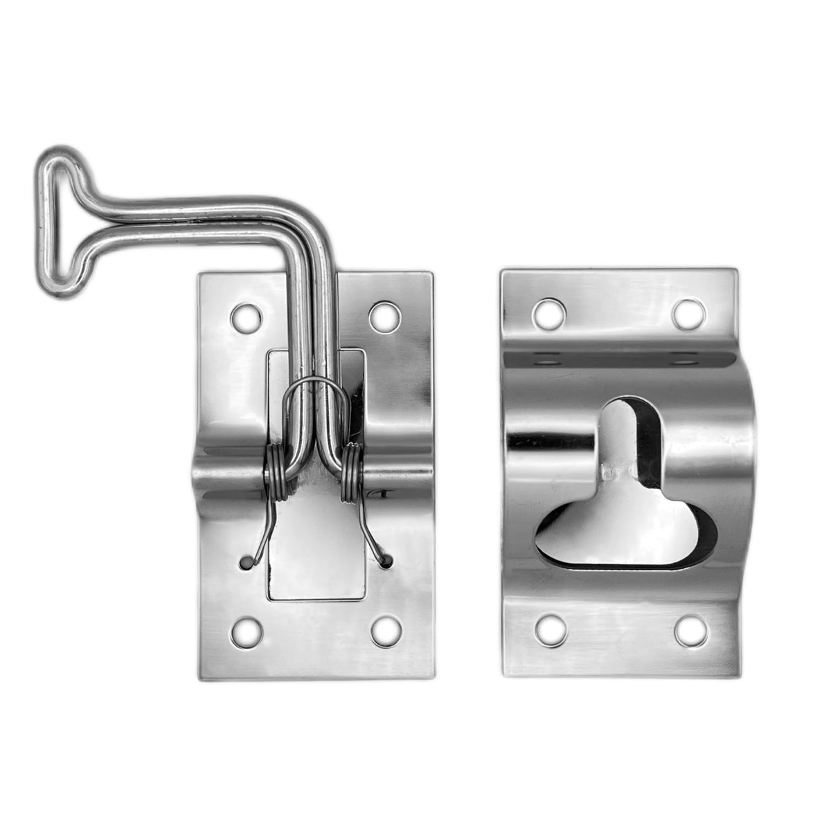 RV DESIGNER E277 RV Designer E277-90° 3" Self-Closing RV Door Holder, Stainless Steel