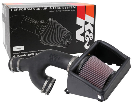 K&N FILTER 63-2599 K&N Cold Air Intake System: High-Flow Air Filter, Increase Performance & Towing: Compatible with 2017-2026 FORD/LINCOLN: Expedition, F150, F150 Raptor, Navigator, 63-2599