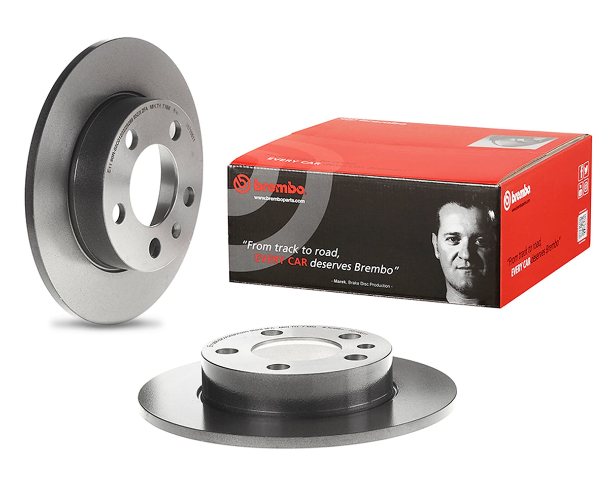BREMBO 0871651XC02 Brembo 08.7165.1X Xtra UV Coated solid drilled Rear Brake Rotor AUDI/SEAT/SKODA/SKODA (SVW)/VW/VW (FAW)/VW (SVW)/ZHONGHUA (BRILLIANCE) OE# 1J0615601N