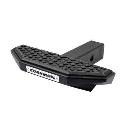 GO RHINO HS3012T Go Rhino HS-30 Rhino Hitch Step | 12" Mild Steel, Textured Black | HS3012T | Fits 2" Receivers