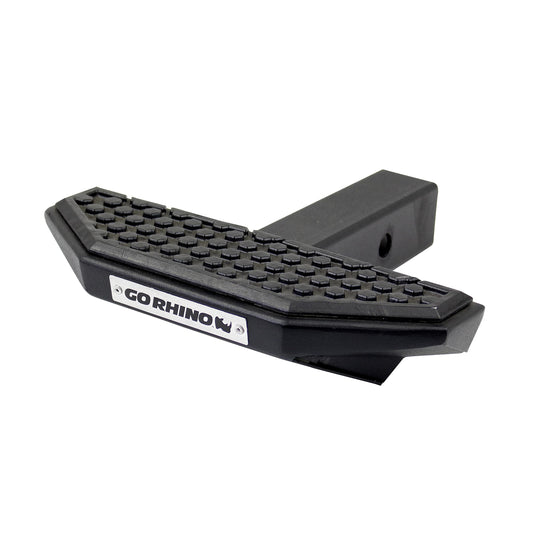 GO RHINO HS3012T Go Rhino HS-30 Rhino Hitch Step | 12" Mild Steel, Textured Black | HS3012T | Fits 2" Receivers