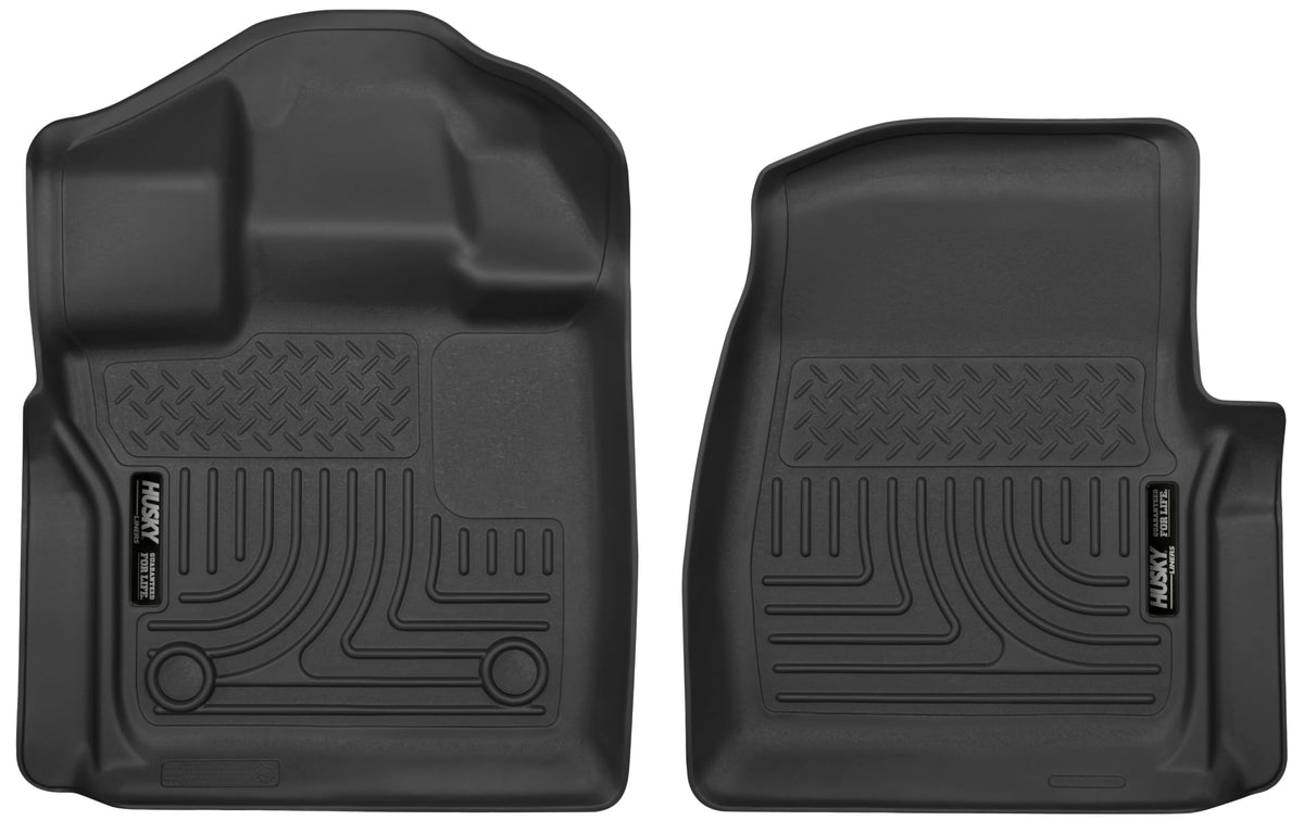 Husky Liners 52751 Husky Liners X-act Contour Floor Mats – Fits 2015-2026 Ford F-150 Standard CAB – Front Row, 2-pc Black - 52751