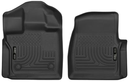 Husky Liners 52751 Husky Liners X-act Contour Floor Mats – Fits 2015-2026 Ford F-150 Standard CAB – Front Row, 2-pc Black - 52751