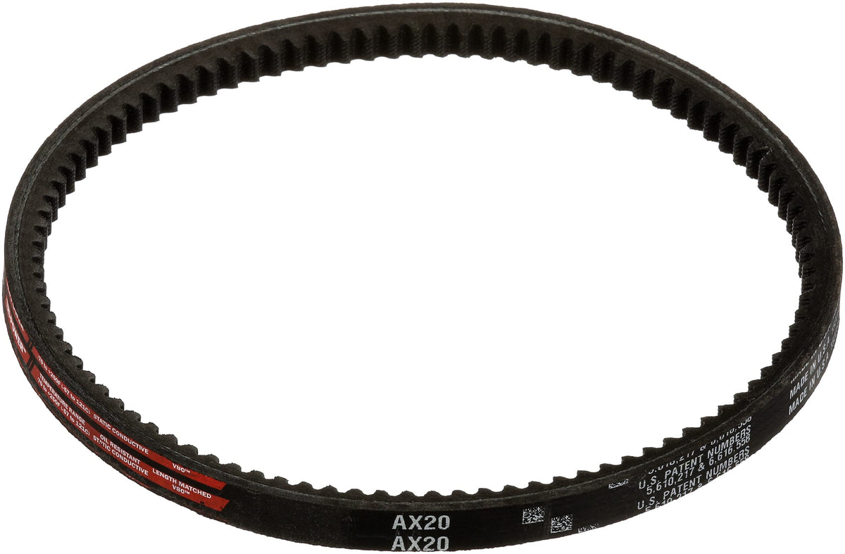 Gates AX20 Classical Section Molded Notch V-Belts