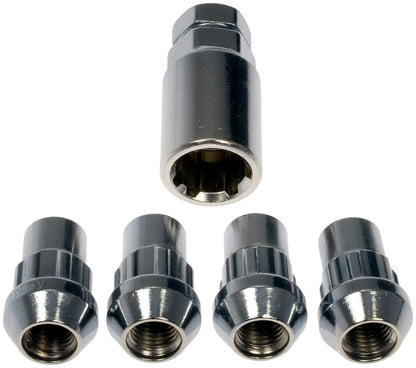 Dorman 712-328 WHEEL NUT LOCK CHROME ACORN SET M12-1.50