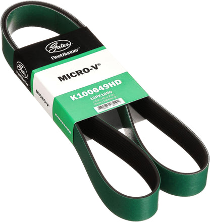 Gates K100649HD FleetRunner Heavy-Duty Micro-V Serpentine Drive