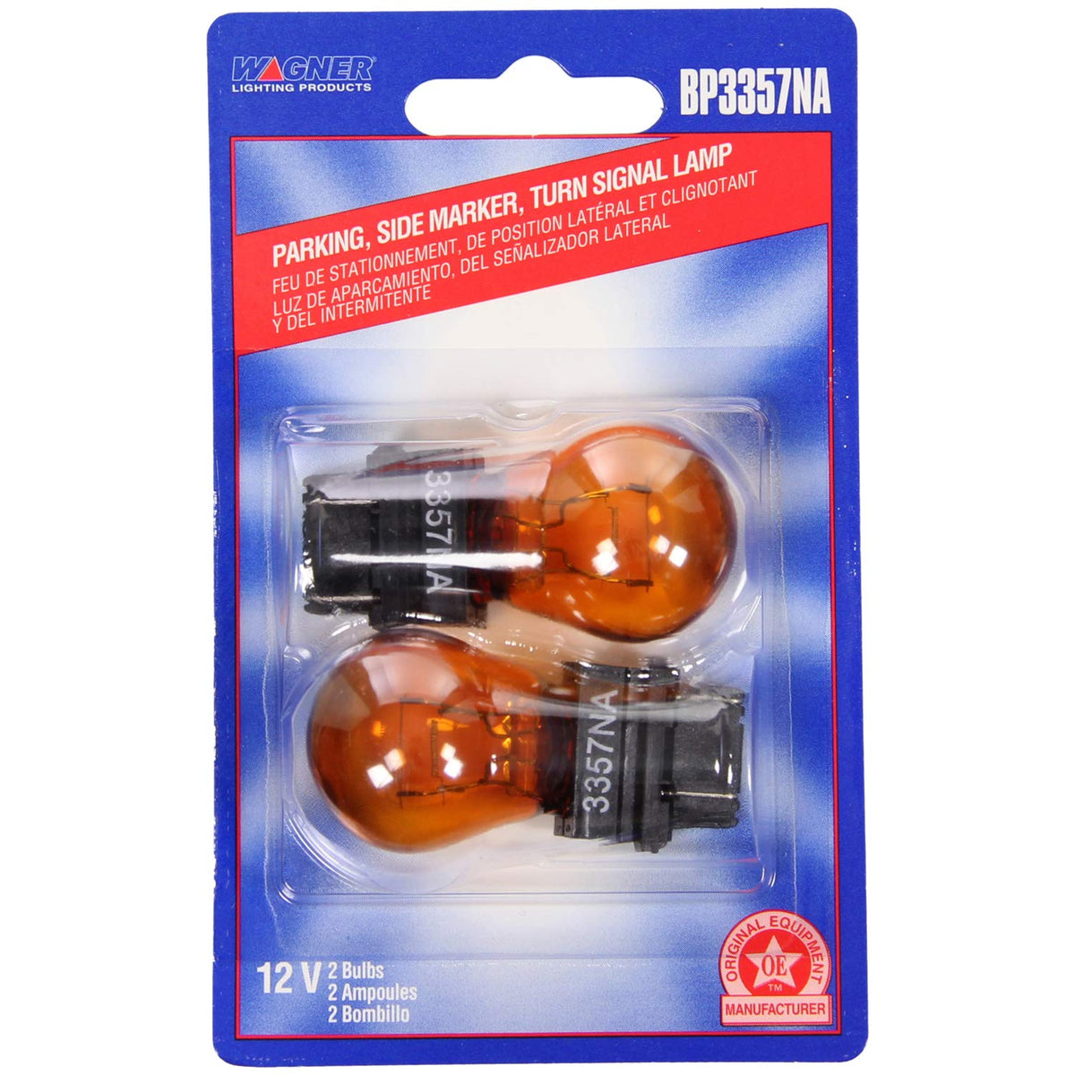 WAGNER BP3357NA Wagner Lighting BP3357NA Standard Multi-Purpose Light Bulb Card of 2