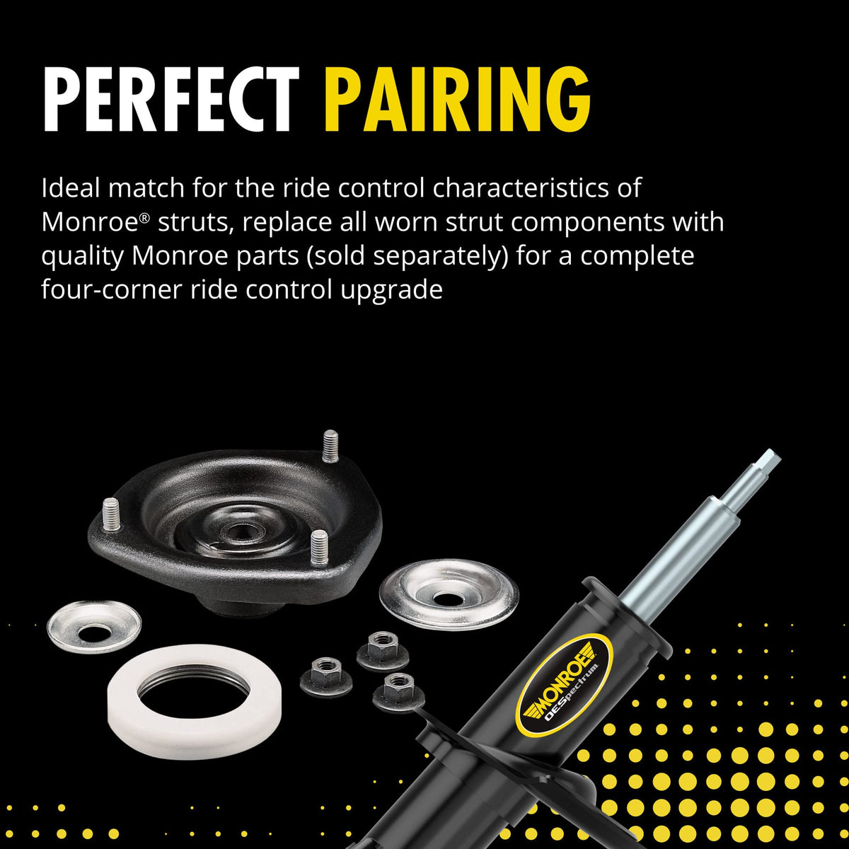 MONROE 902053 Monroe Shocks & Struts Strut-Mate 902053 Suspension Strut Mount