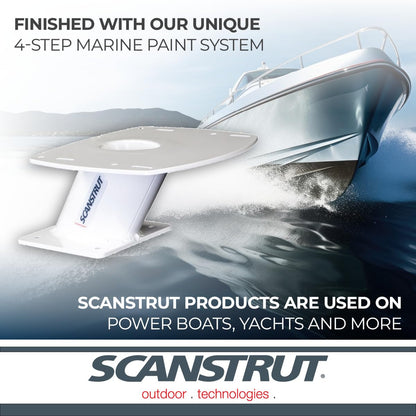 SCANSTRUT APT-F-150-01 Scanstrut APT-F-150-01 Forward-Leaning Aluminum Power Tower for 2kW/4kW Raymarine, Garmin, Navico BR24/3G/4G Radomes - 150mm