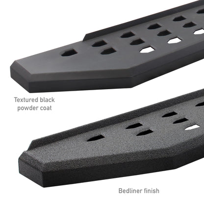 Go Rhino! 6940488020T Go Rhino RB20 Running Boards, Mounting Brackets, & 2 Pair of Drop Steps – Galvanized Steel, Protective Bedliner Coating – 6940488020T – Fits 2019-2025 Chevrolet Silverado/GMC Sierra (See Description)
