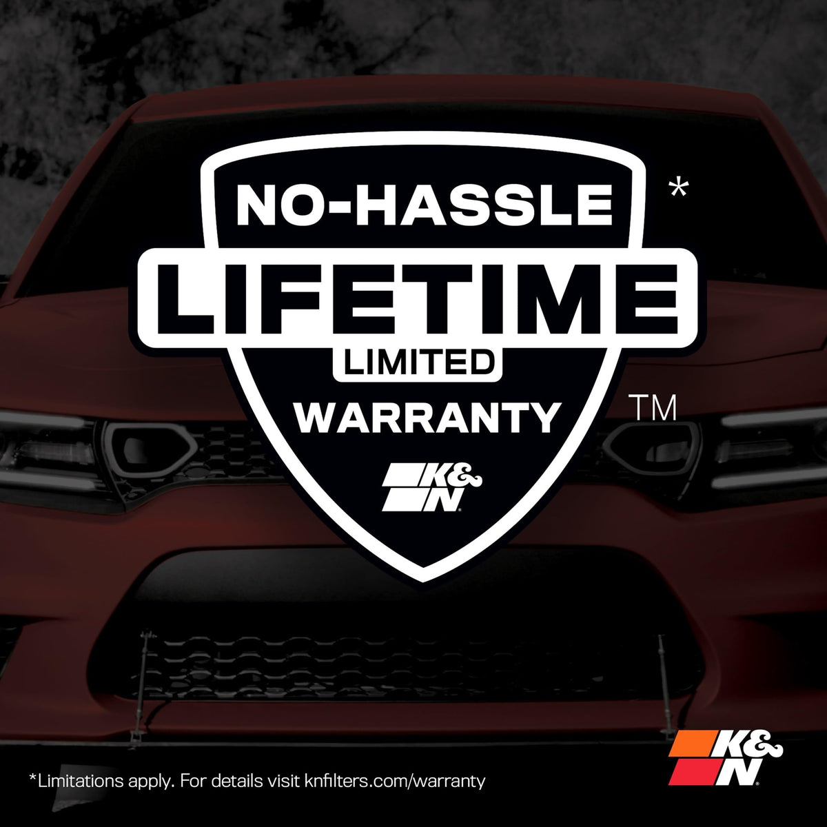 K&N FILTER 33-5116 K&N High-Flow Original Lifetime Engine Air Filter: Increase Power: Premium, Washable: Compatible with 2020-2026 Nissan: Frontier, 33-5116