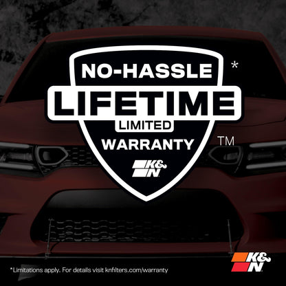 K&N FILTER 33-5116 K&N High-Flow Original Lifetime Engine Air Filter: Increase Power: Premium, Washable: Compatible with 2020-2026 Nissan: Frontier, 33-5116