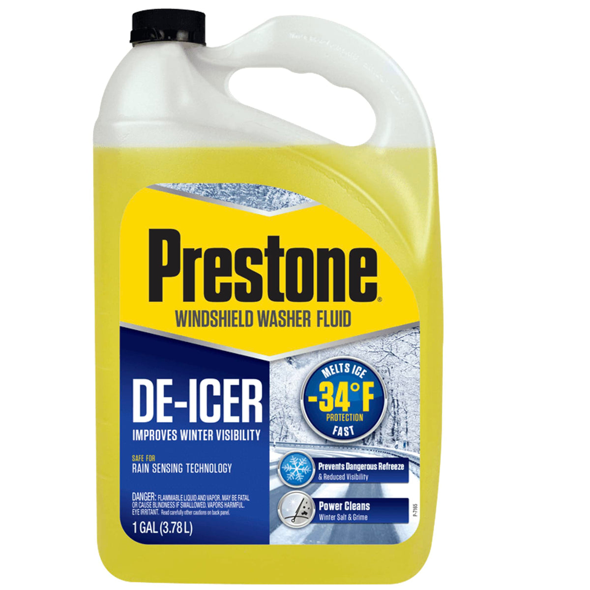 PRESTONE AS253 Prestone AS250 De-Icer / Winter Windshield Washer Fluid, 1 Gallon