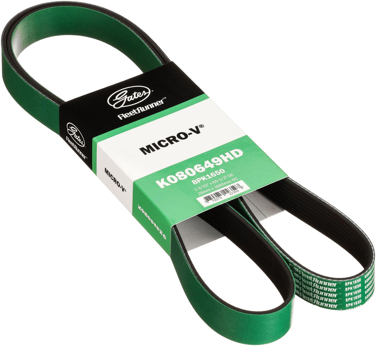 Gates K080649HD V-RIBBED BELT (HEAVY DUTY