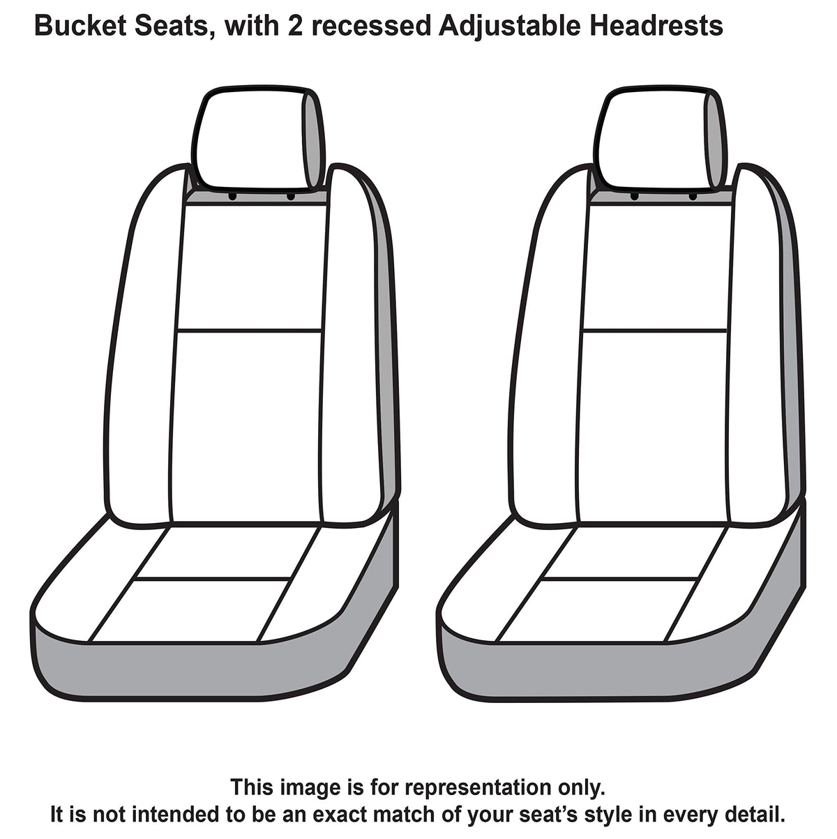 COVERCRAFT SSC2545COBK Covercraft Carhartt Super Dux SeatSaver Custom Seat Covers | SSC2545COBK | 1st Row Bucket Seats | Compatible with 2019-2021 Ram 2500/3500 | Black