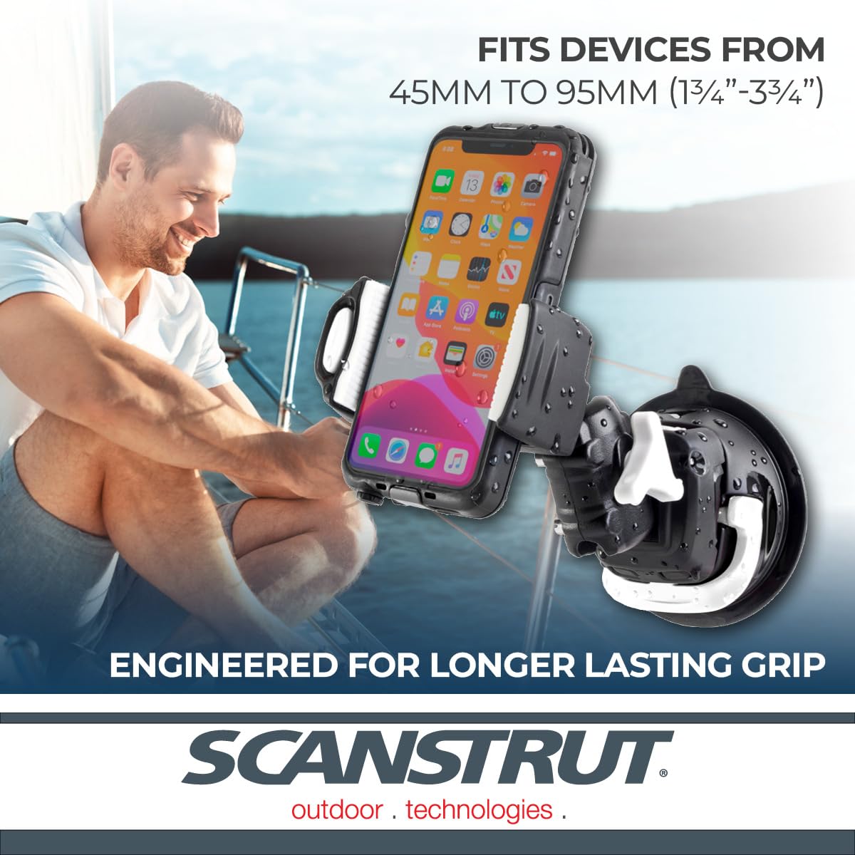 SCANSTRUT RLS-509-405 Scanstrut RLS-509-405 ROKK Mini for Phone with Suction Cup Base