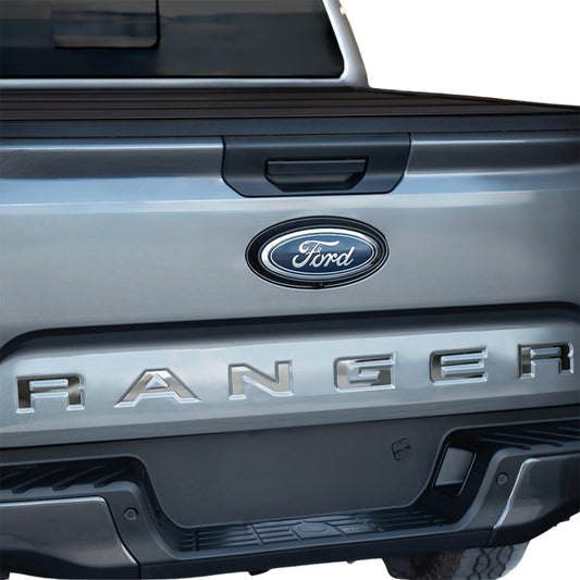 Putco 55563BPFD Putco Ford Ranger Tailgate Lettering Kit - Black Platinum - Cut Lettering - Fits Ford Ranger 2024-2027