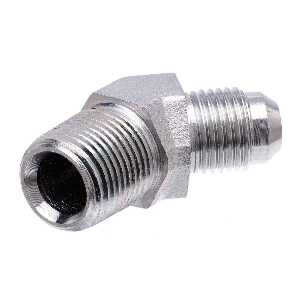 Gates G60497-1008 Male Jic 37 Flare to Male Pipe Nptf 45 (SAE to