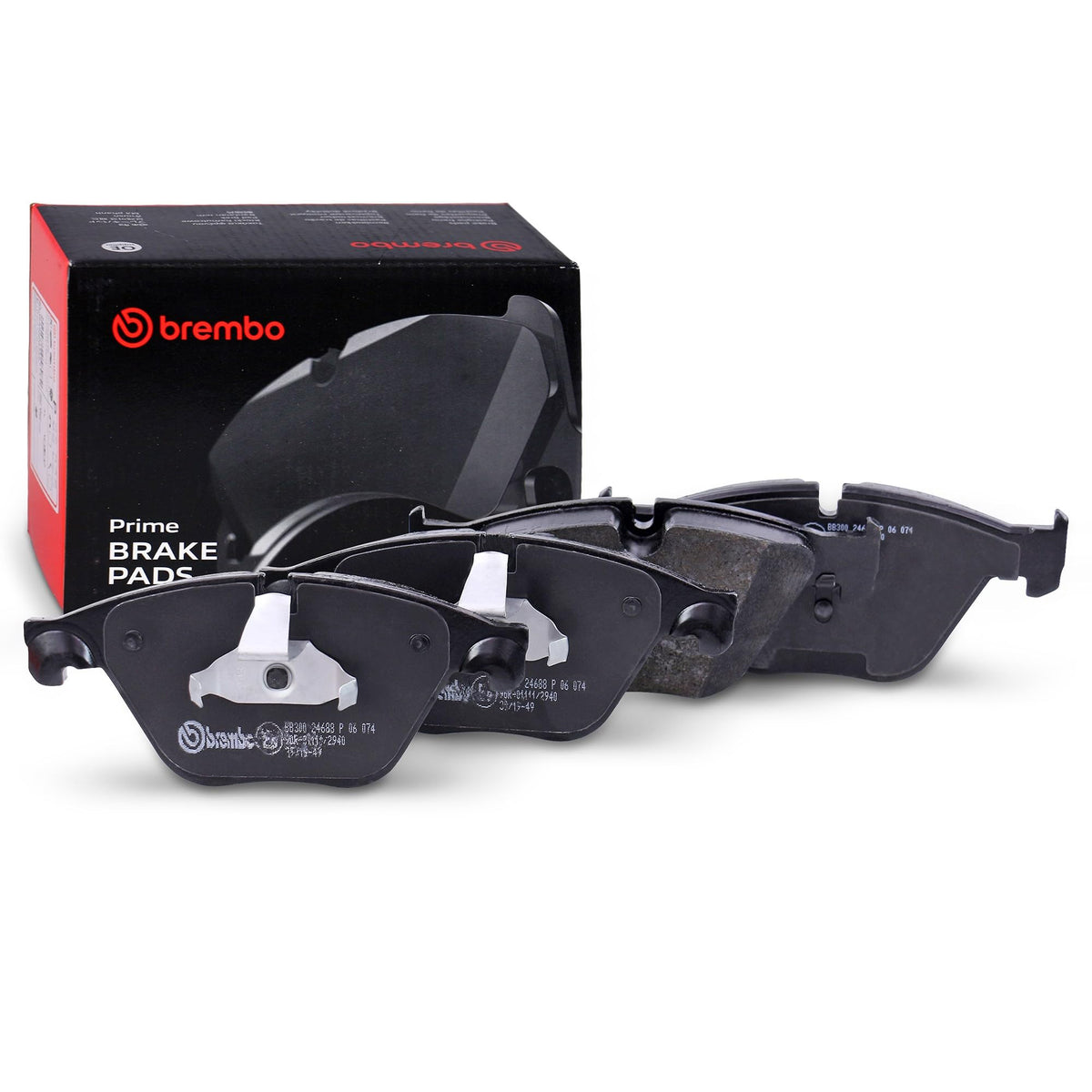 BREMBO P06074 Brembo P06074 Low-Met Front Disc Brake Pad Set BMW/BMW (BRILLIANCE) OE# 34116850885