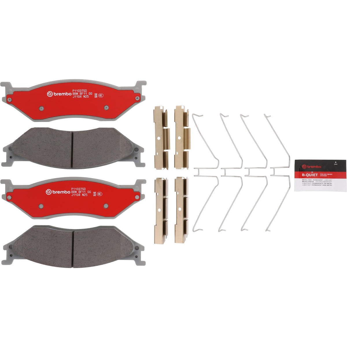 BREMBO P11025SD Brembo Disc Brake Pad Set Severe Duty P11037SD
