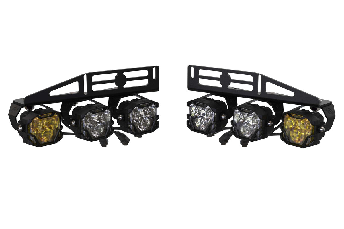 Morimoto BAF024 Morimoto 4Banger Triple Fog Kit: 17-20 Raptor (Brackets only) BAF024