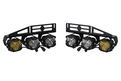 Morimoto BAF024 Morimoto 4Banger Triple Fog Kit: 17-20 Raptor (Brackets only) BAF024
