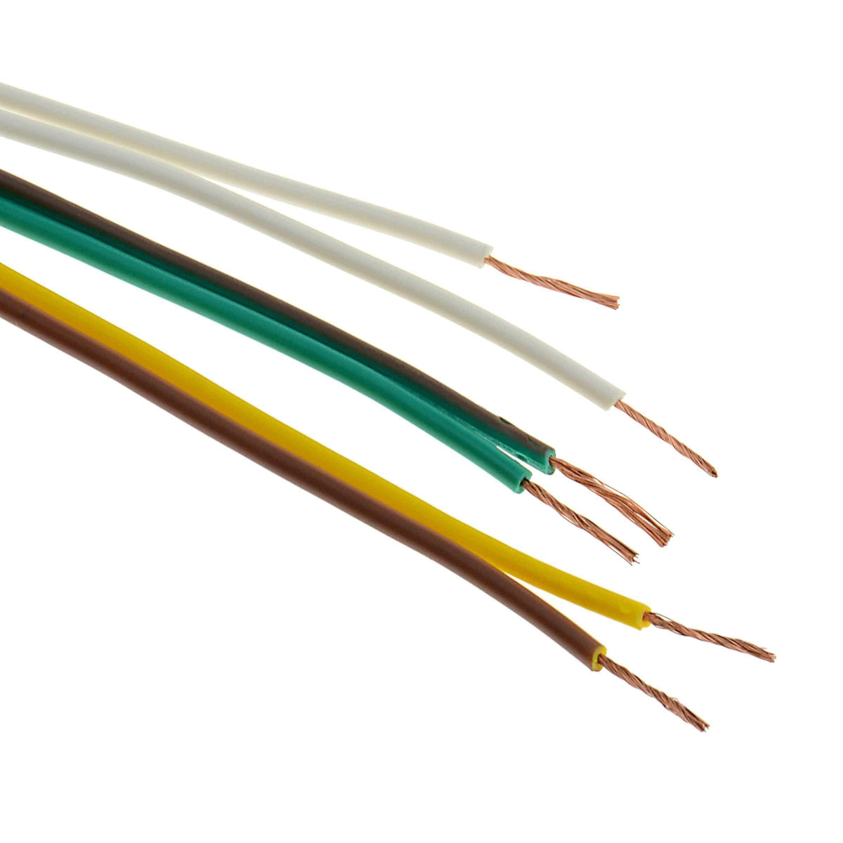 T-H MARINE BE-CO-52809-DP T-H Marine 4-Way 25 ft Trailer Wiring Harness – 25' Wishbone Harness with Vehicle & Trailer Connectors, Color-Coded Wires & Clips for Boat Trailer Brake Turn Tail Lights