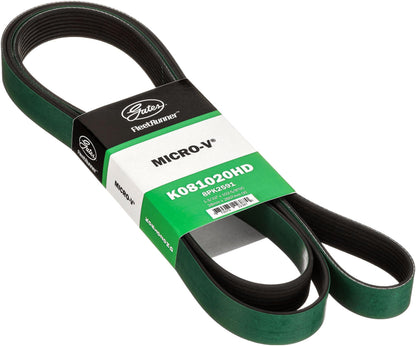 Gates K081020HD FleetRunner Micro-V Serpentine Drive Belt
