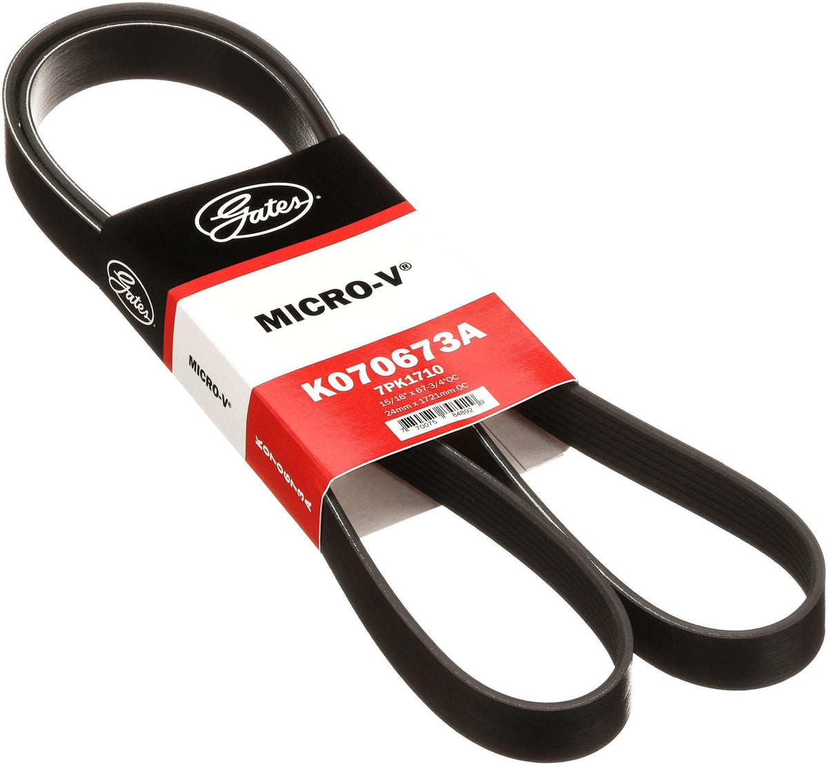 Gates K070673A V-Ribbed Belt