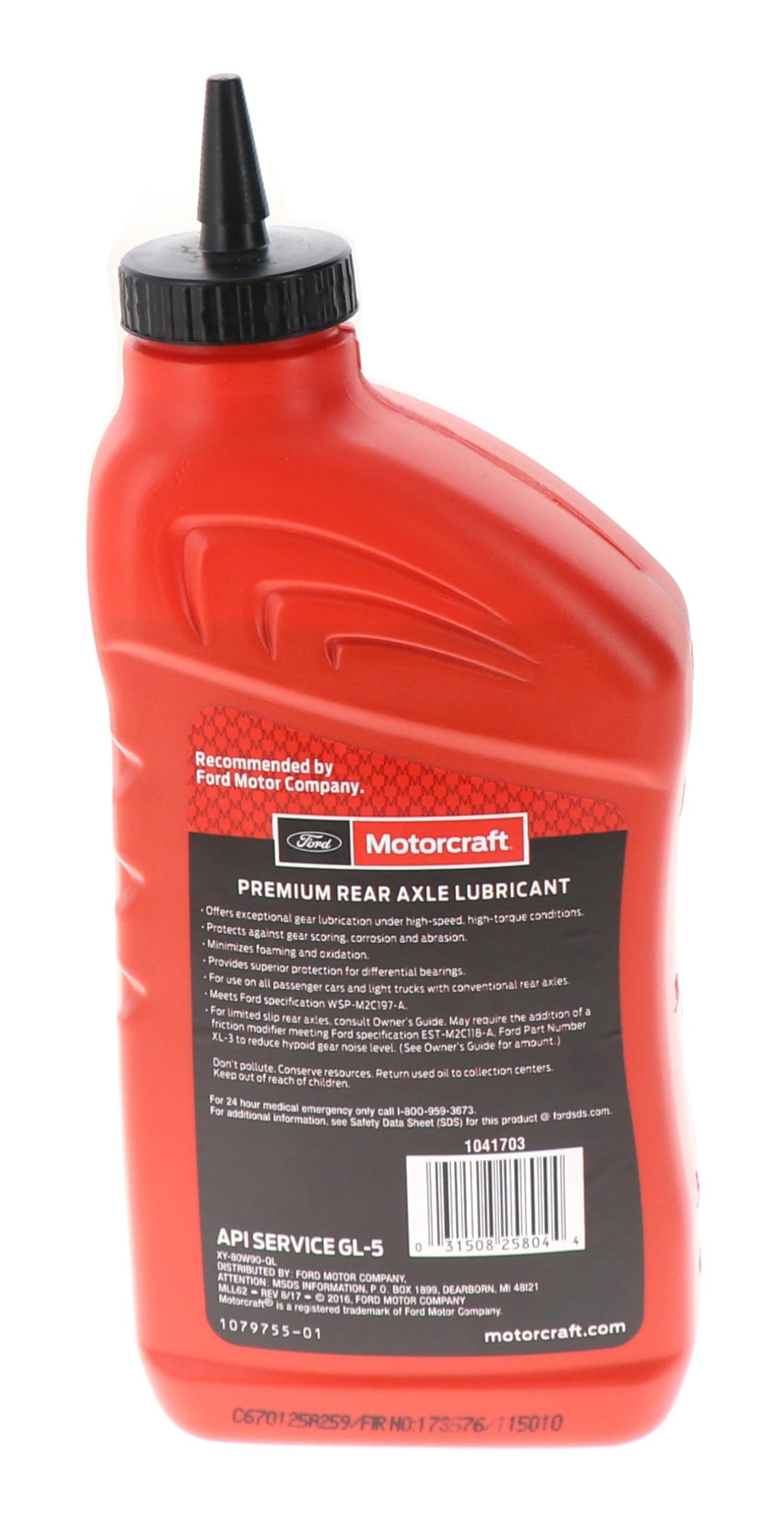 Motorcraft XY80W90QL Machine Lubricant