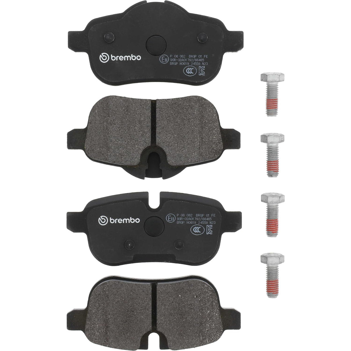 BREMBO P06062 Brembo P06062 Low-Met Rear Disc Brake Pad Set BMW OE# 34216788275