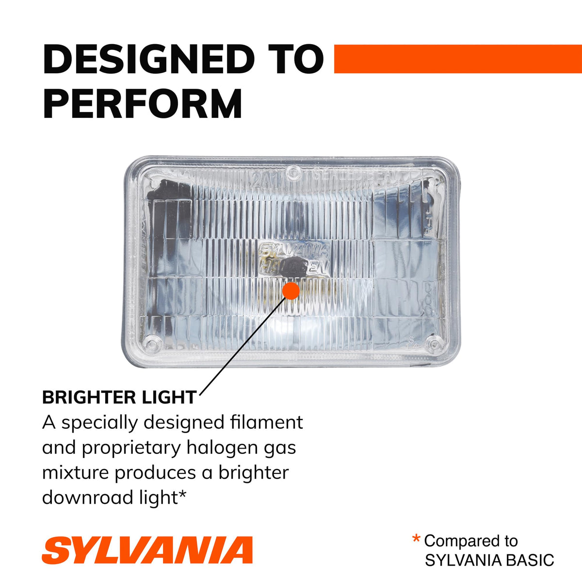 SYLVANIA H4656ST.BX SYLVANIA H4656 SilverStar Sealed Beam Halogen Headlight, 1 Bulb