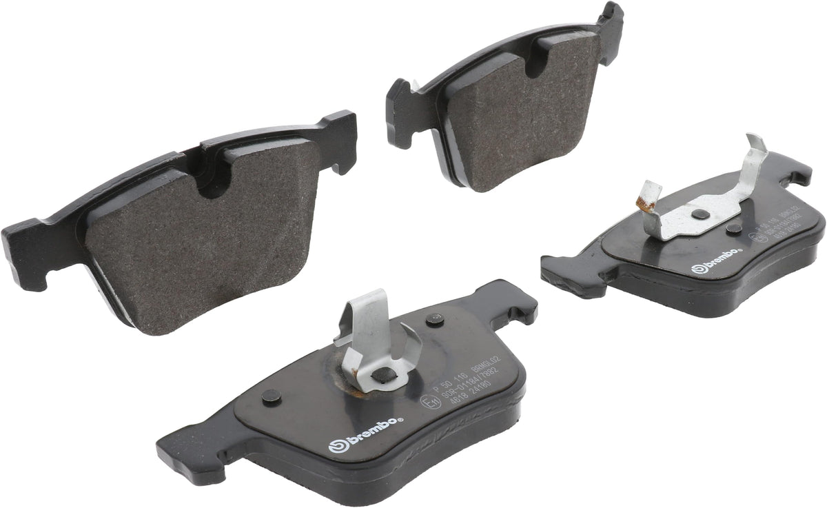 BREMBO P50116 Brembo P50116 Low-Met Rear Disc Brake Pad Set MERCEDES-BENZ OE# A1644202420