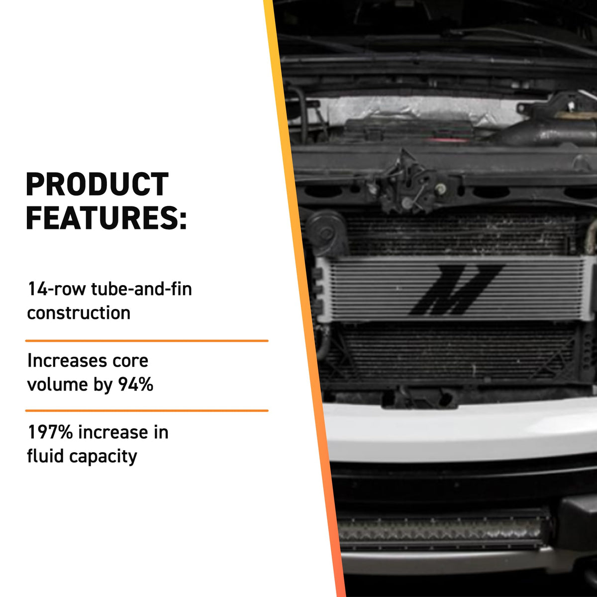MISHIMOTO MMTC-F150-11SL Mishimoto MMTC-F150-11SL Transmission Cooler, F-150 2011-14, Raptor 2010-14