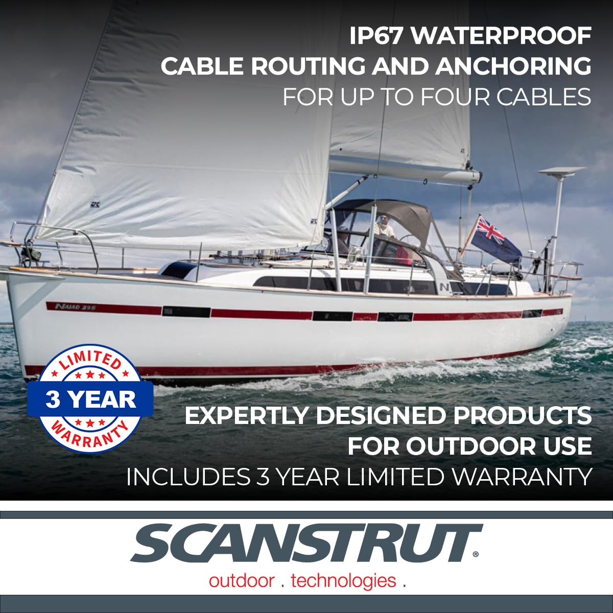 SCANSTRUT TBH-4 Scanstrut TBH-4 THROUGH BULKHEAD SEAL - UP TO 5 CAB