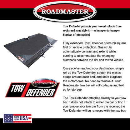ROADMASTER 4700 Roadmaster 4700 Tow Defender Rock Shield fits Roadmaster Crossbar Baseplates | Maximum Protection | Easy Installation | Lightweight and Compact | Made in the USA