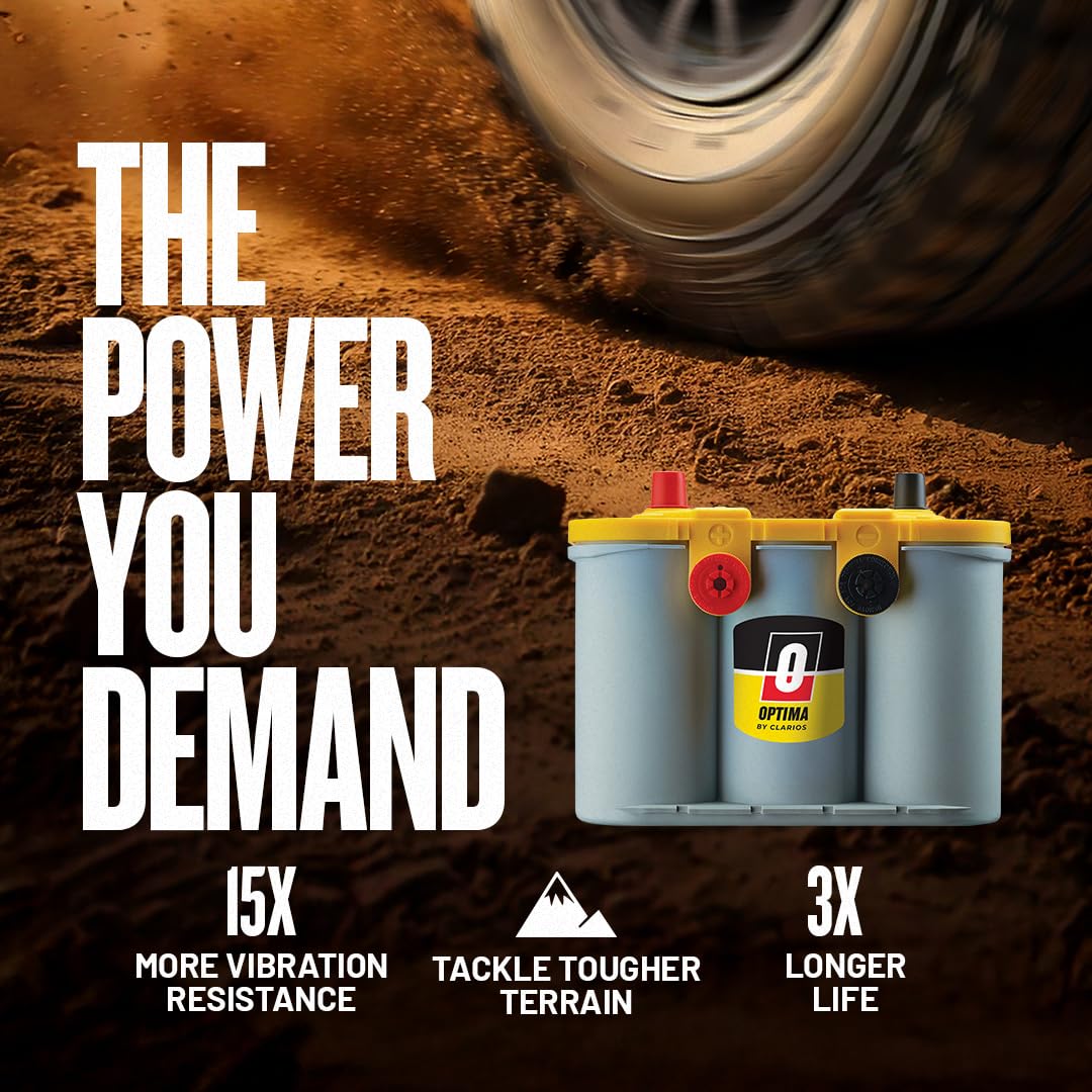 Optima 8012021 OPTIMA® Batteries High Performance D34 YELLOWTOP® Sealed AGM Battery
