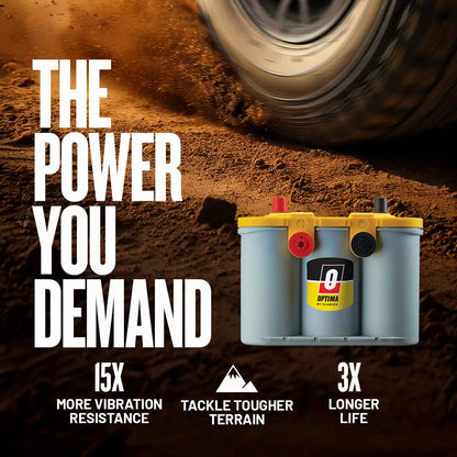 Optima 8171-767 OPTIMA® Batteries High Performance DS46B24R YELLOWTOP® Sealed AGM Battery