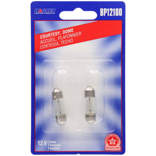 WAGNER BP12100 Wagner Lighting BP12100 Standard Multi-Purpose Light Bulb Card of 2